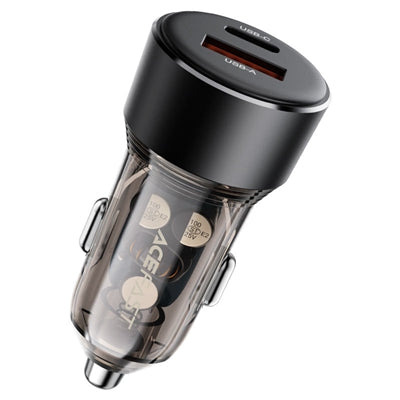 ACEFAST B12 Dual Port USB-A+USB-C Car Charger 60W Black