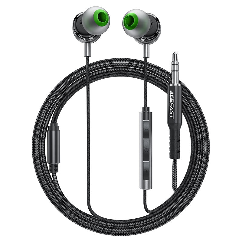 ACEFAST L4 3.5mm In-Ear Wired Buds Earphones With Mic Black