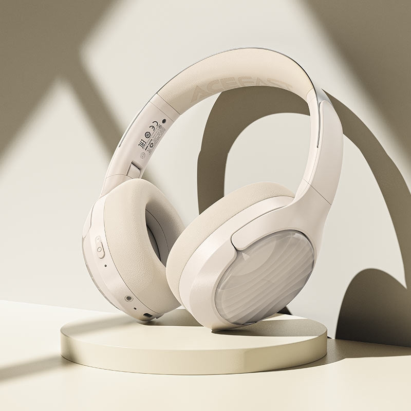 ACEFAST H5 Active Noise Canceling 65H Wireless Headset Milky White