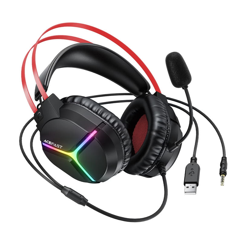 ACEFAST H16 RGB Gaming Wired Headset Black