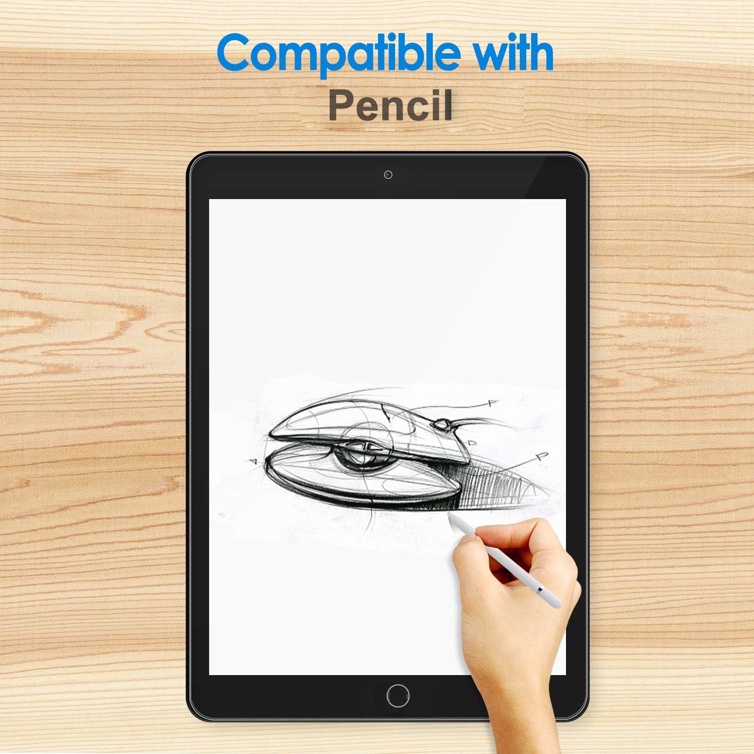 For Apple iPad Pro 12.9" 2017 Tempered Glass Screen Protector-www.firsthelptech.ie