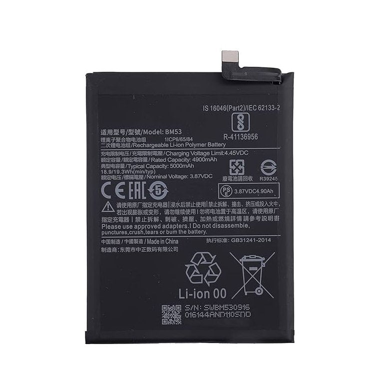 Replacement Battery For Xiaomi Mi 10T | BM53-www.firsthelptech.ie
