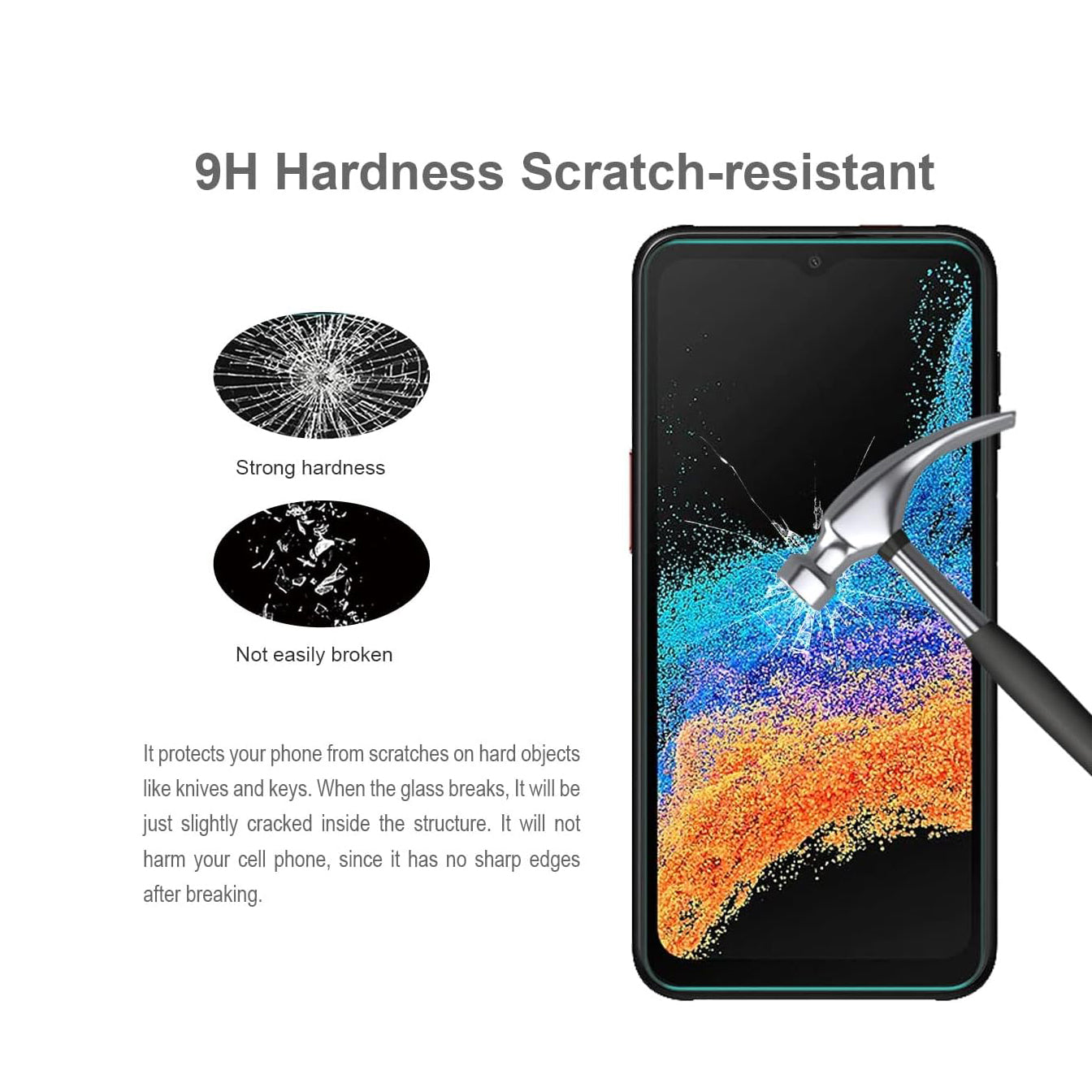 For Samsung Galaxy Xcover 6 Pro Tempered Glass / Screen Protector-www.firsthelptech.ie