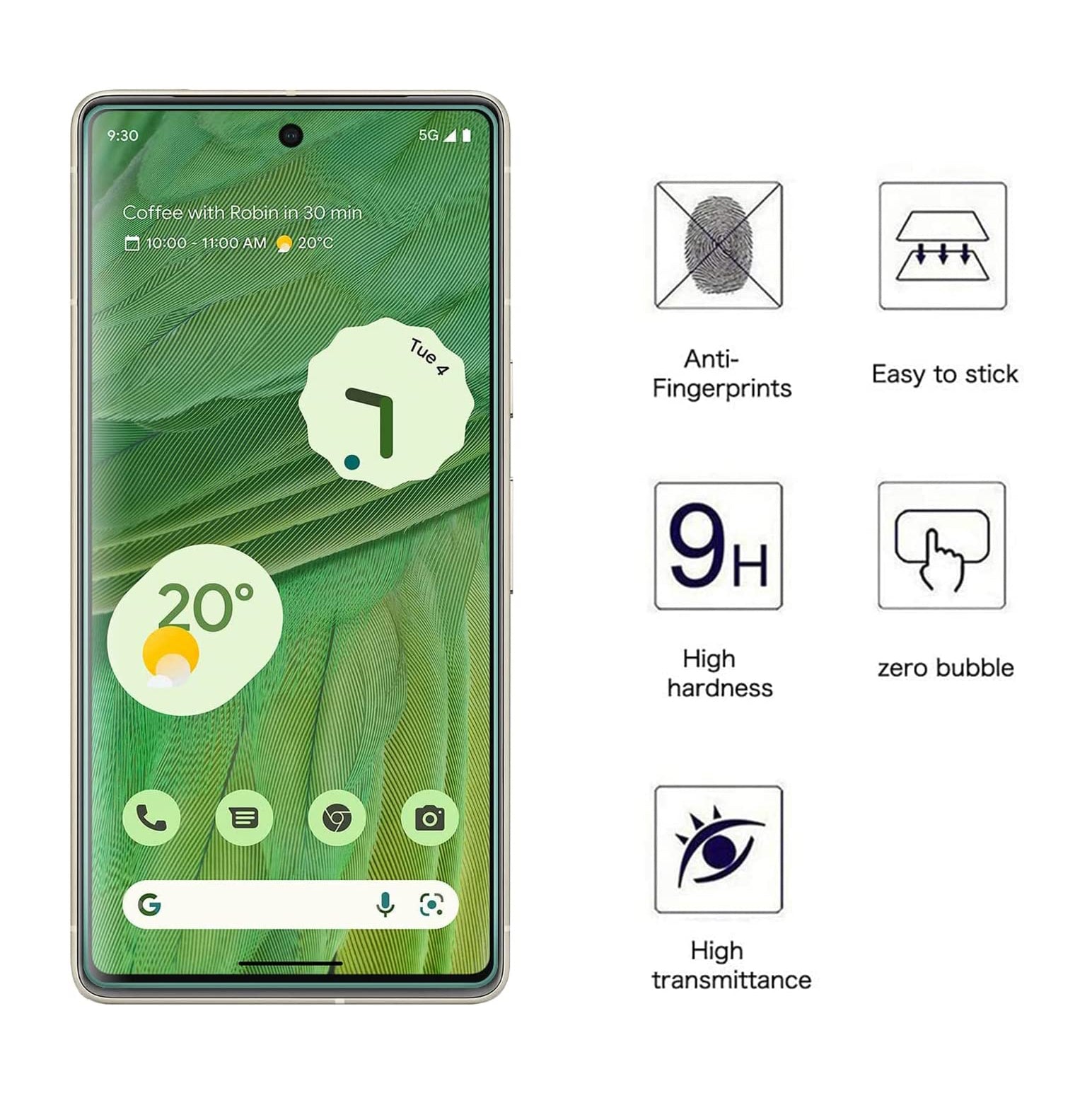 For Google Pixel 7 Tempered Glass / Screen Protector-www.firsthelptech.ie