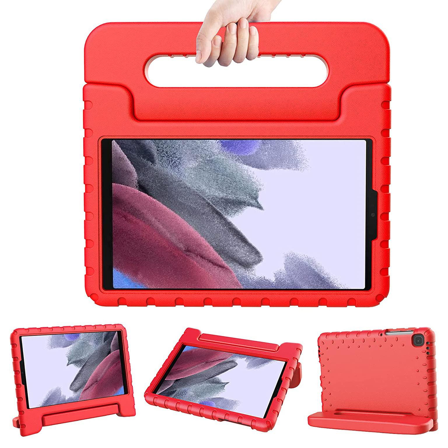 For Samsung Galaxy Tab A7 Lite Kids Case Shockproof Cover With Stand - Red-Samsung Tablet Cases & Covers-First Help Tech