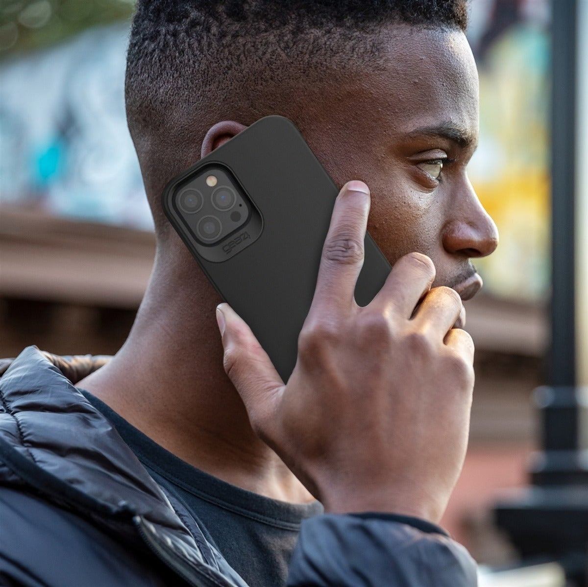 For Apple iPhone 12 / 12 Pro ZAGG Gear4 Holborn Slim D30 Protection Case Black-www.firsthelptech.ie