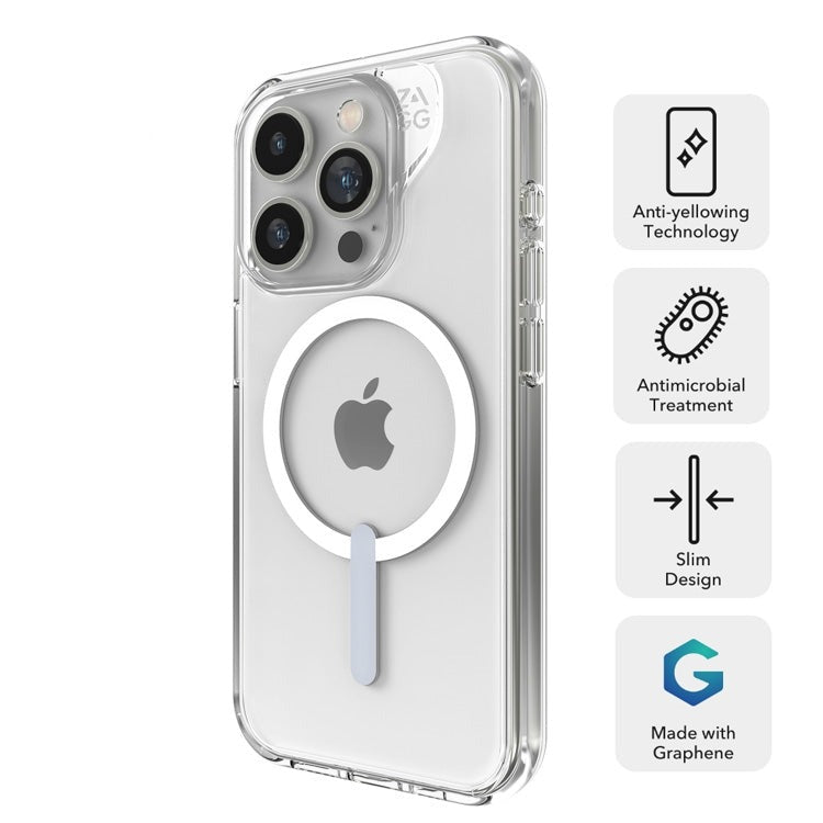 For Apple iPhone 12 Pro Max ZAGG Gear4 Crystal Palace Snap Magsafe Case Clear-www.firsthelptech.ie