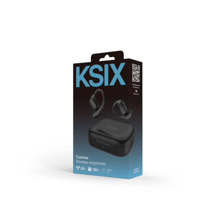 Ksix Cosmos Bone Conduction Touch Control BT Earbuds Black