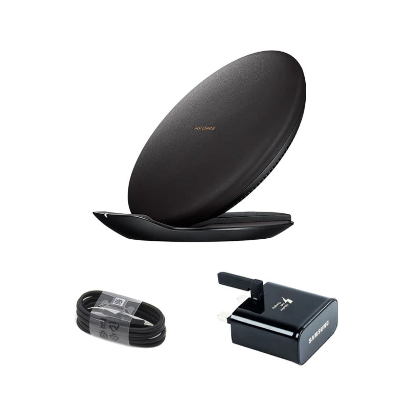 SAM Wireless Charger Stand Pad With Travel Adaptor TA200 PG950 Black-www.firsthelptech.ie