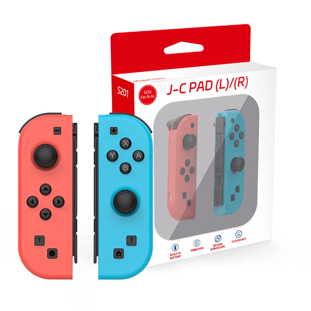 J-C PAD S201 Nintendo Switch L / R Controller Gamepad Blue & Red