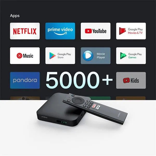 Strong Leap-S3UK 4K Ultra HD HDR Android Smart Tv Box - Black