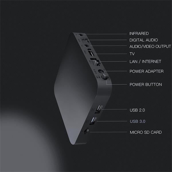 Strong Leap-S3UK 4K Ultra HD HDR Android Smart Tv Box - Black-www.firsthelptech.ie