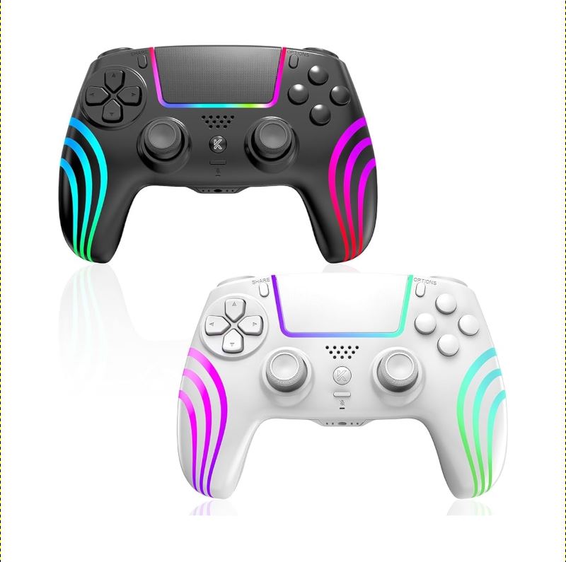 PS4290 PS4 LED Wireless Gamepad Black