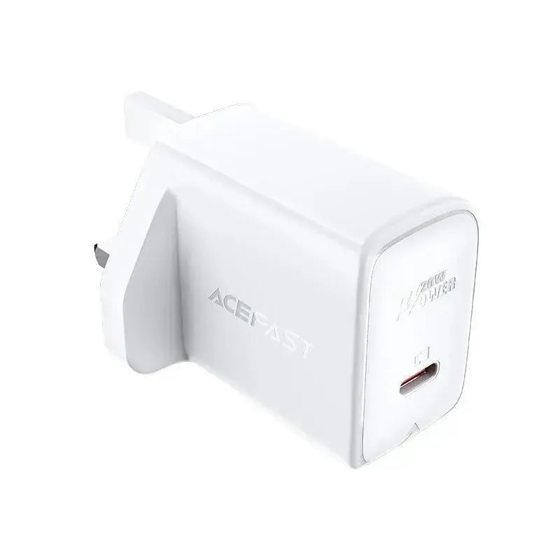 ACEFAST A4 PD 3.0 20W Single USB-C Fast Charger White