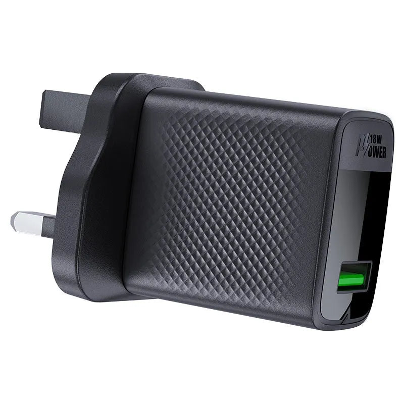 ACEFAST A91 QC GaN Single USB-A charger 18W Black