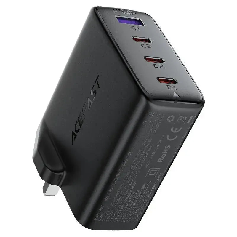 ACEFAST A97 PD100W GaN USB-C / USB-A Charger Black