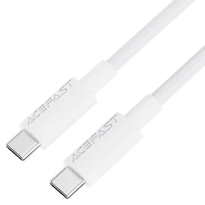 ACEFAST C18-03 USB-C To USB-C Braid Charging Cable 60W 1.2m White