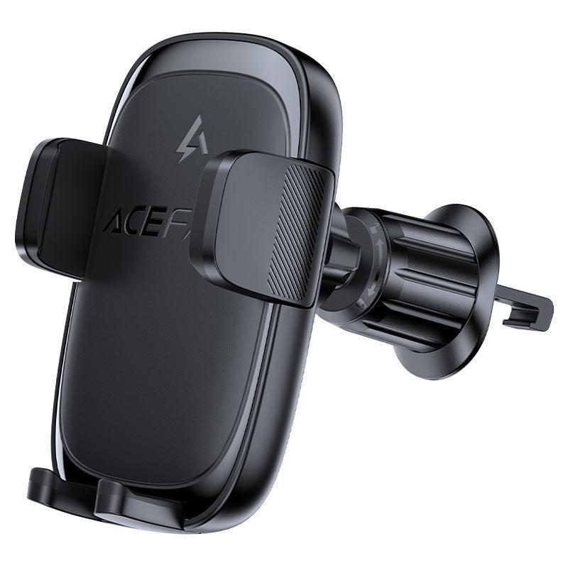 ACEFAST D48 Air Vent Mechanical Clamp Wireless Car Holder Black