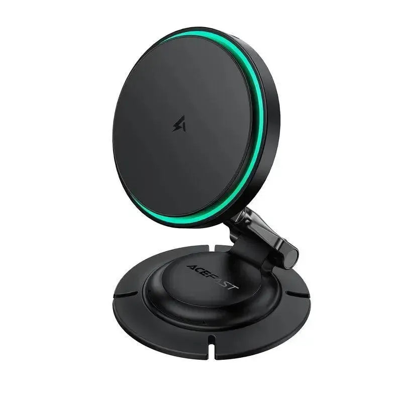ACEFAST D65 Magsafe Folding Wireless Charging Car Holder 15W Black