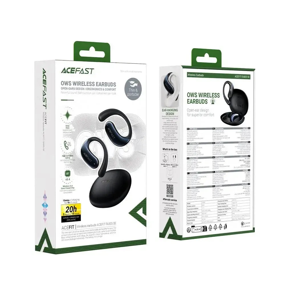 ACEFAST FA005 ACEFIT SE Bone Conduction Wireless Earbuds Black
