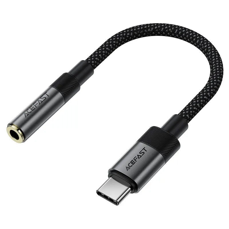 ACEFAST J12 USB-C To 3.5mm Audio Converter Black