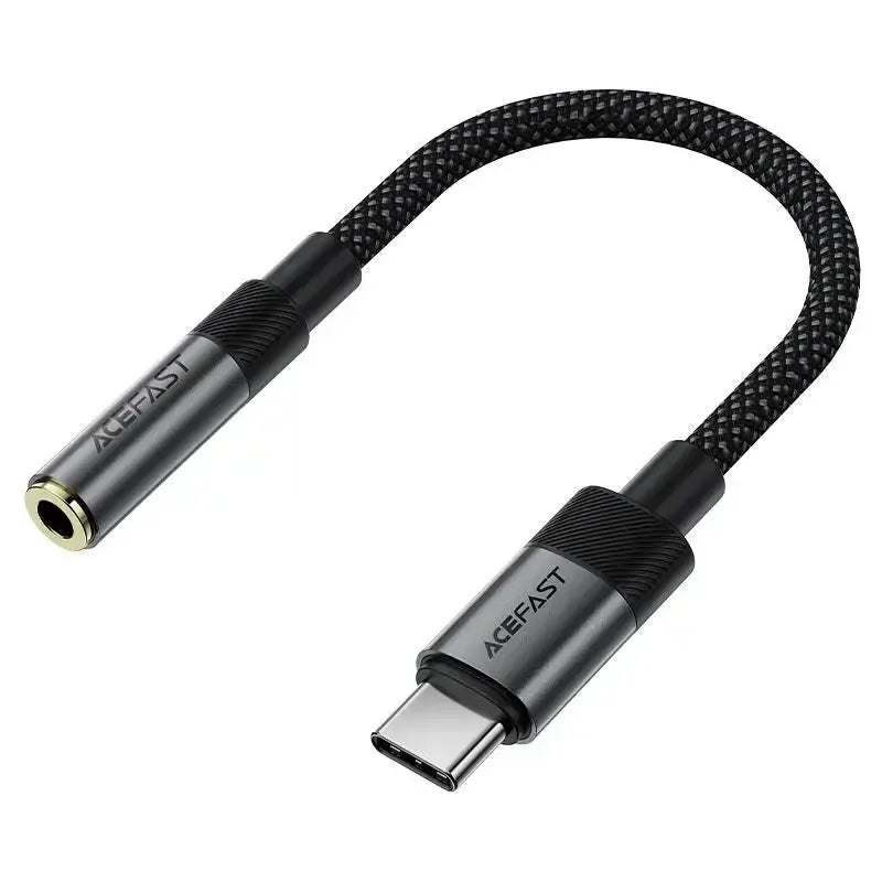 ACEFAST J12 USB-C To 3.5mm Audio Converter Black