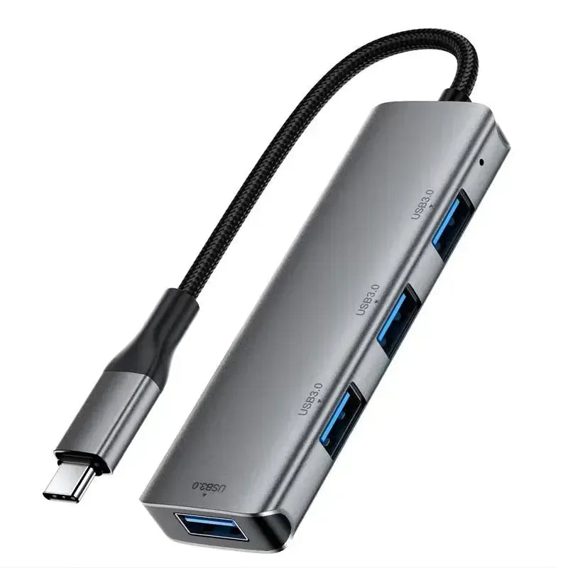 ACEFAST J15 USB-C 4 In 1 USB HUB Metal Gray