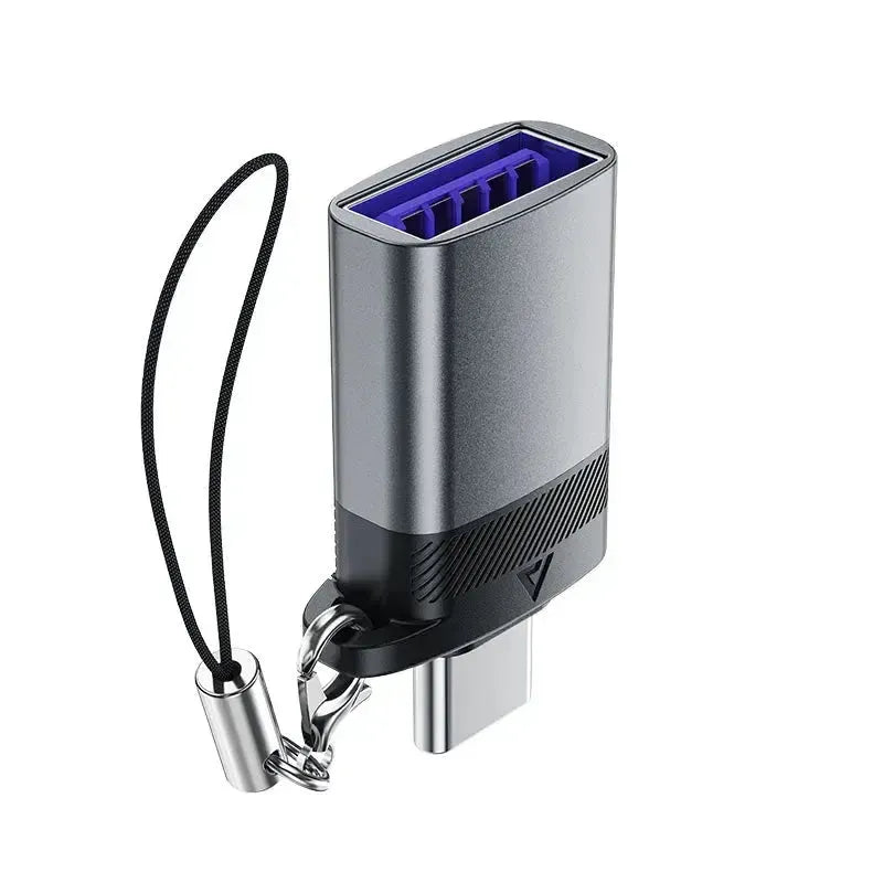 ACEFAST J7 USB-A Female To USB-C Male Adapter Metal Gray