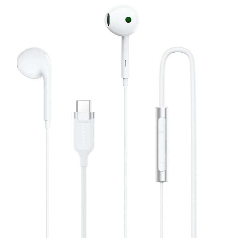 ACEFAST L7 USB-C Semi-In-Ear Wired Earphones With Mic White