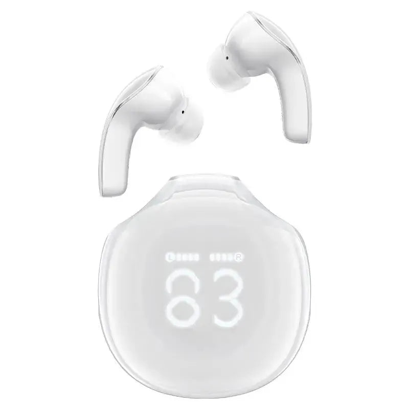 ACEFAST T9 Crystal Color Air Bluetooth Earbuds Porcelain White