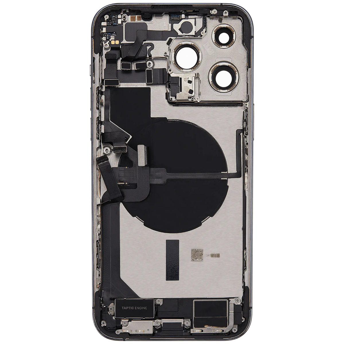Back Housing W/ Charging Port Flex & Small Parts For I Phone 14 Pro Max (Eu / Global Version) (Used Oem Pull: Grade A) (Deep Purple)