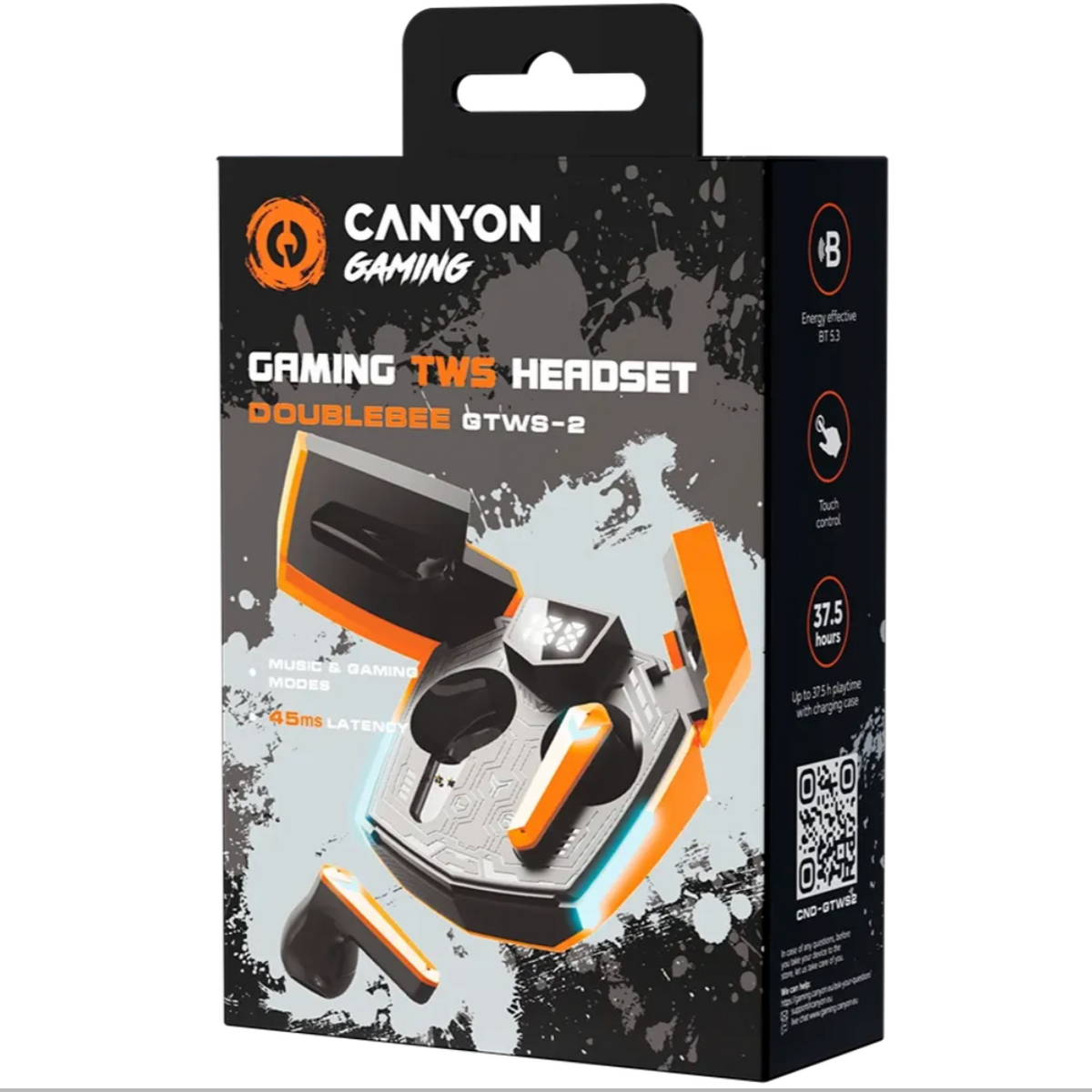 Canyon Gaming Headset Doublebee GTWS-2 Orange