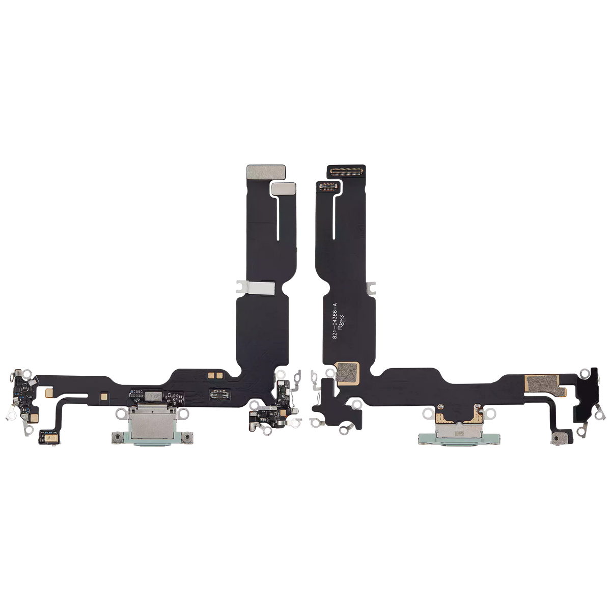 Charging Port Flex Cable For I Phone 15 Plus (Aftermarket Plus) (Green)