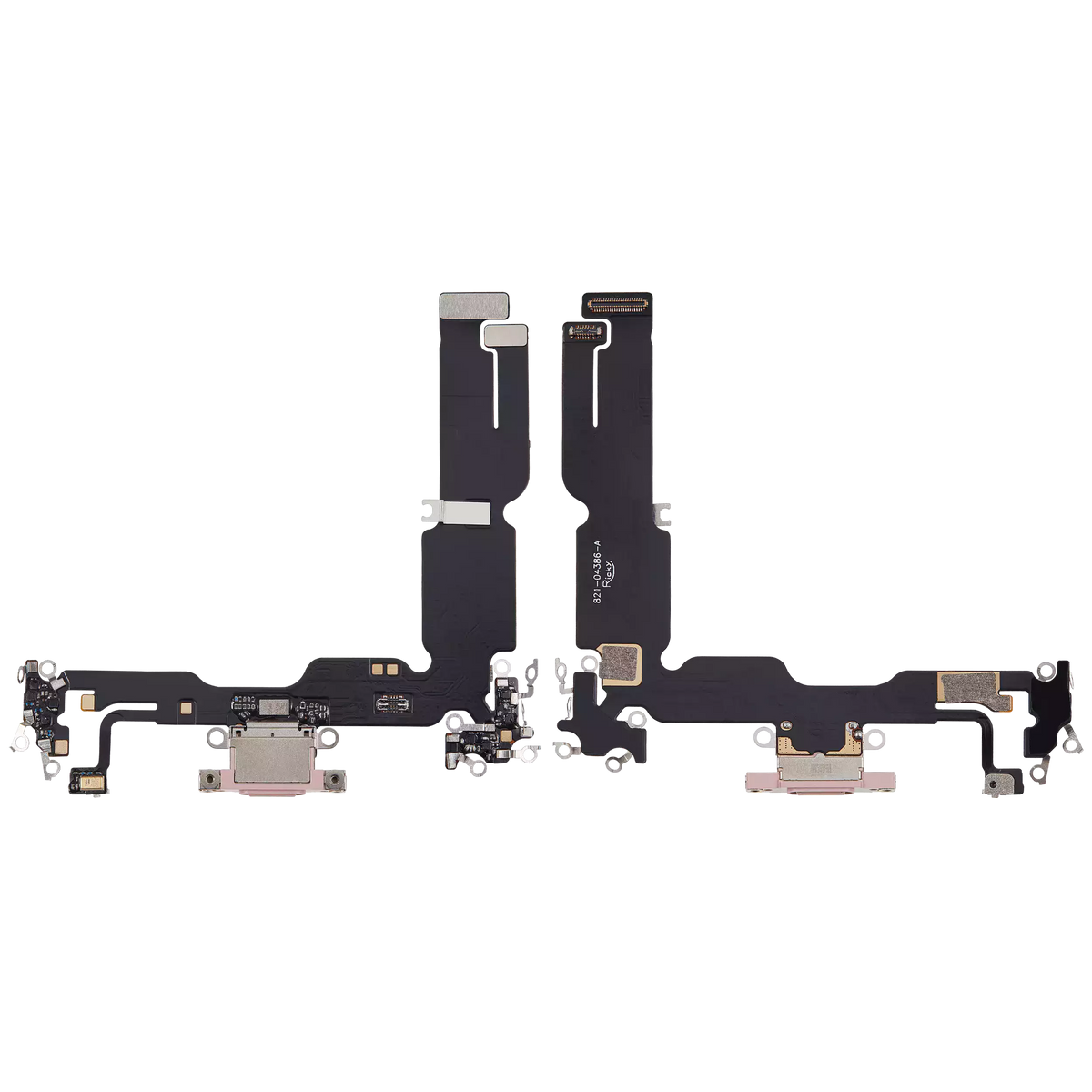 Charging Port Flex Cable For I Phone 15 Plus (Aftermarket Plus) (Pink)
