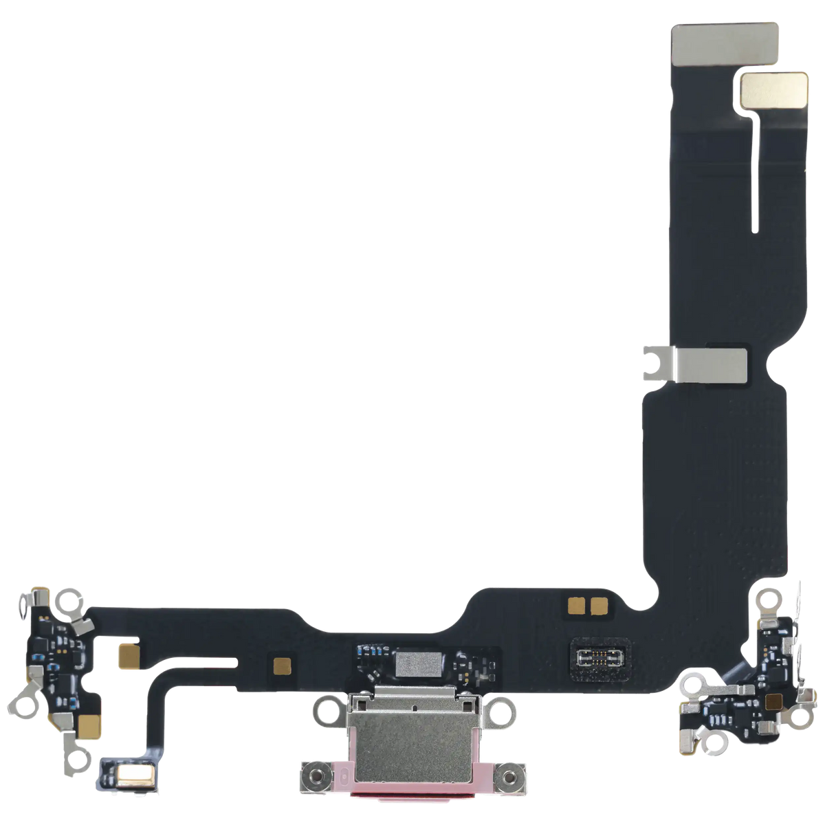 Charging Port Flex Cable For I Phone 15 Plus (Genuine Oem) (Pink)