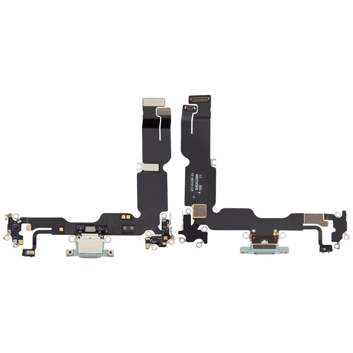 Charging Port Flex Cable For I Phone 15 Plus (Used Oem Pull) (Green)