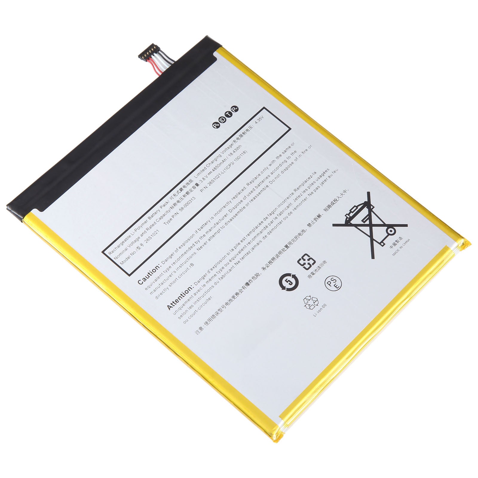 Replacement Battery For Amazon Fire HD 8 Plus 10th Gen 2020 - 26S1021-www.firsthelptech.ie