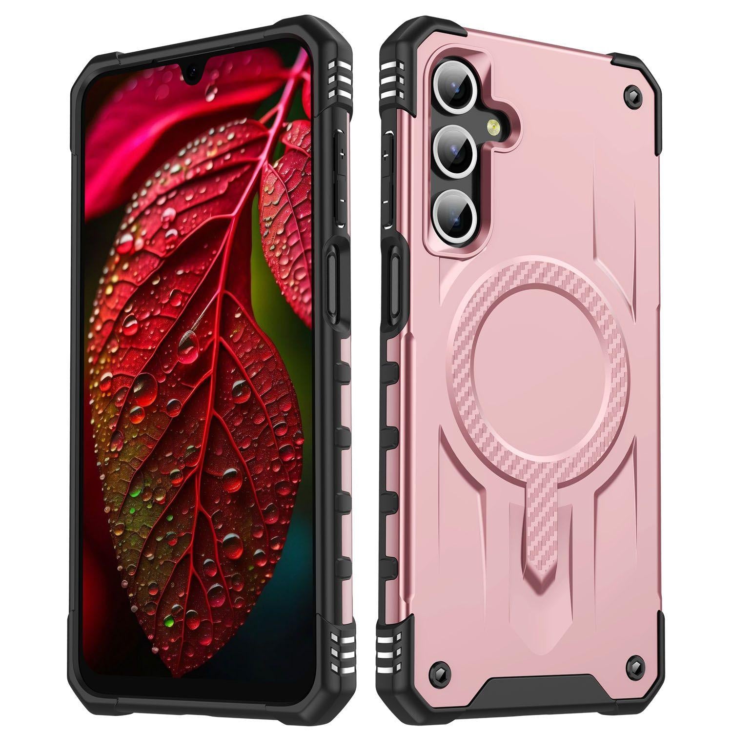 For Samsung Galaxy A36 / A56 Starship Magsafe Magnetic Case Rose Gold