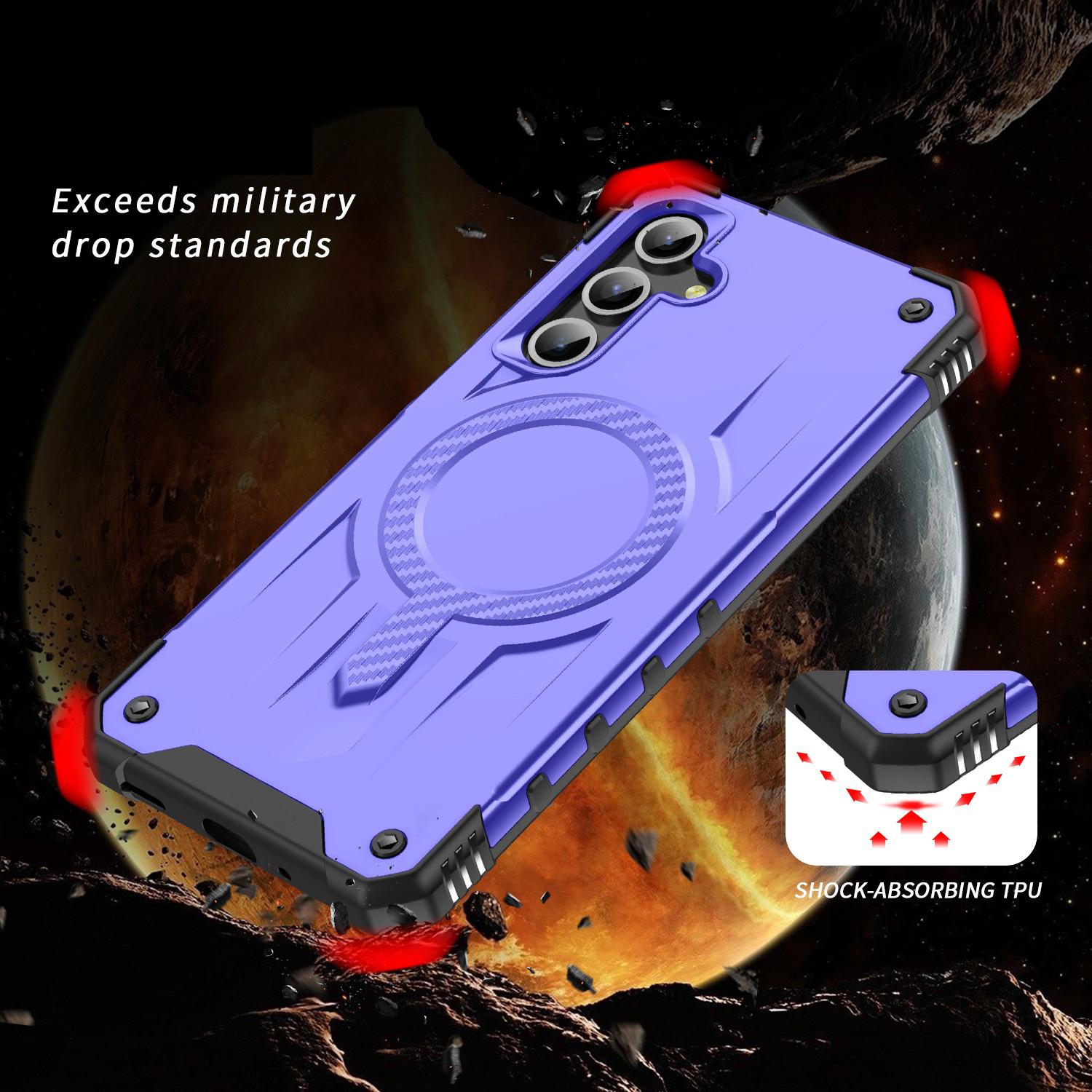 For Samsung Galaxy A16 5G / A26 Starship Magsafe Magnetic Case Purple