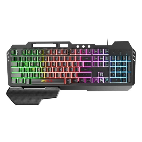 iMICE GK-700 Retro Punk Backlight Wired USB Gaming Keyboard Black