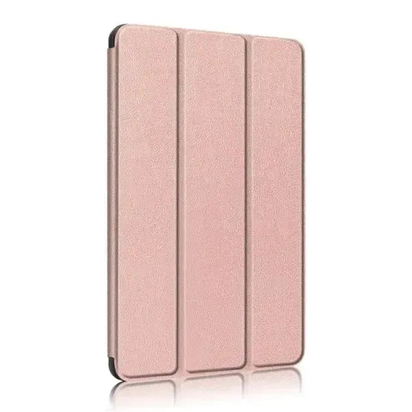 For Apple iPad 10.2'' 2020/2019 7th Gen Tri Fold Pen Slot Wallet Case Rose Gold