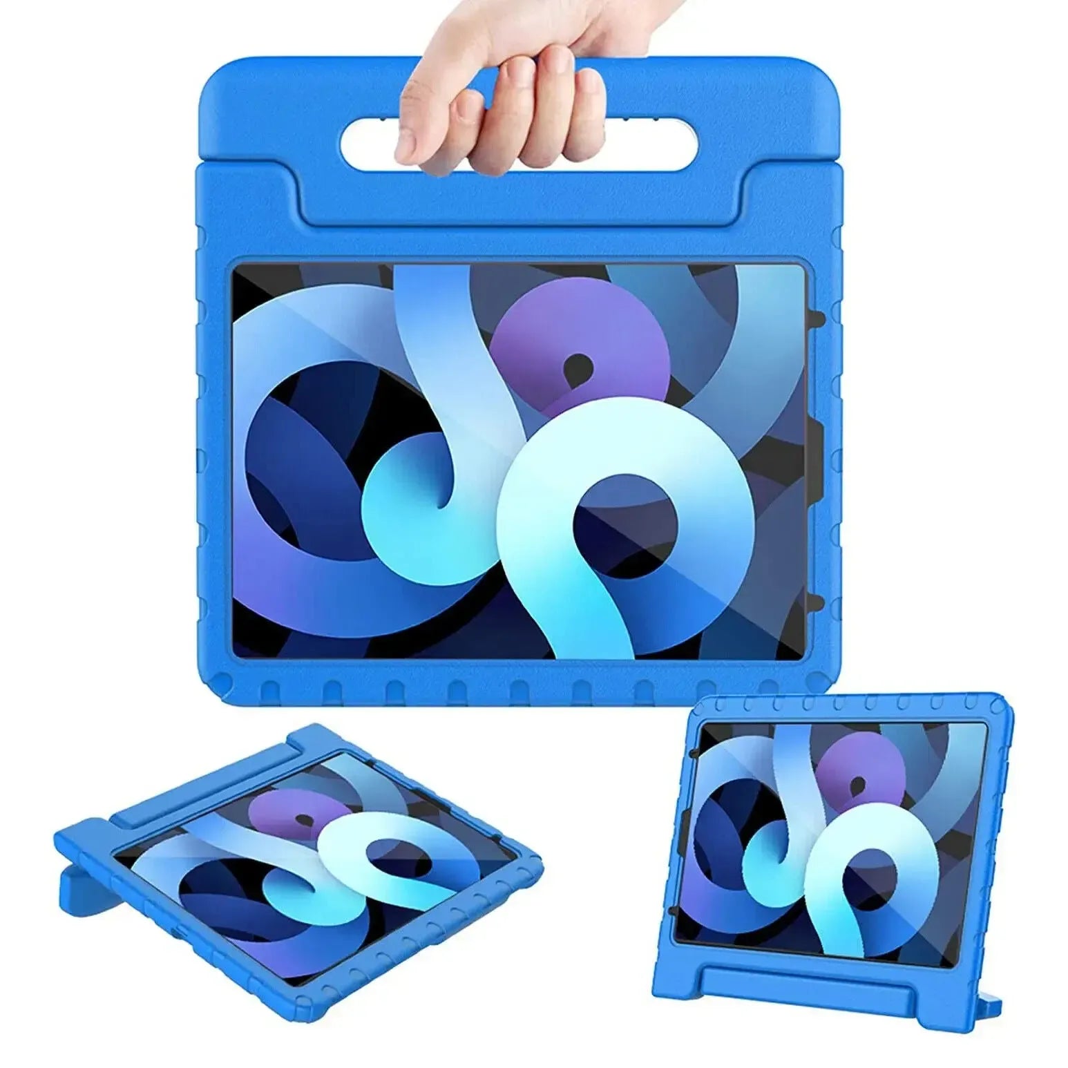 For Apple iPad 2025 11th Gen Kids Case Shockproof Cover With Stand Blue