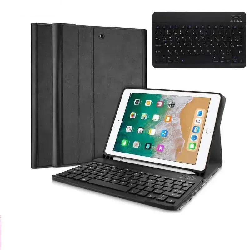 For Apple iPad 9.7'' Backlit Magnetic Bluetooth Keyboard Case - Black