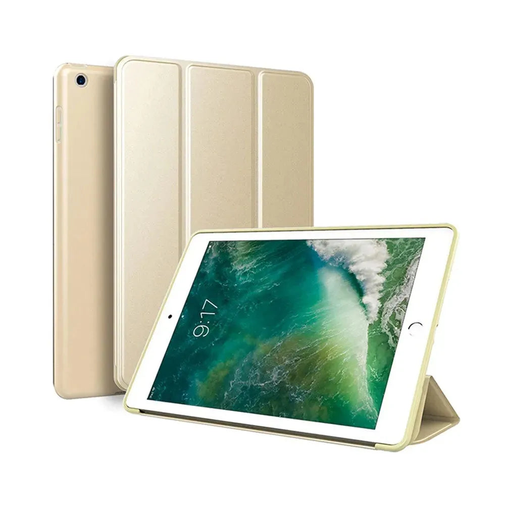 For Apple iPad Pro 11 inch 2nd/1st 2020/2018 Ultraslim Tri Fold Case With Pen Holder Gold