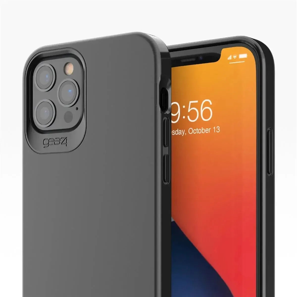 For Apple iPhone 12 / 12 Pro ZAGG Gear4 Holborn Slim D30 Protection Case Black