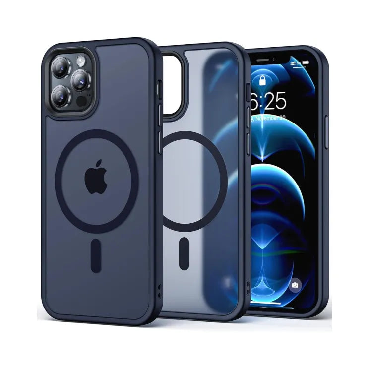 For Apple iPhone 13 / 14 Skin-Feel Magnetic Magsafe Case Blue