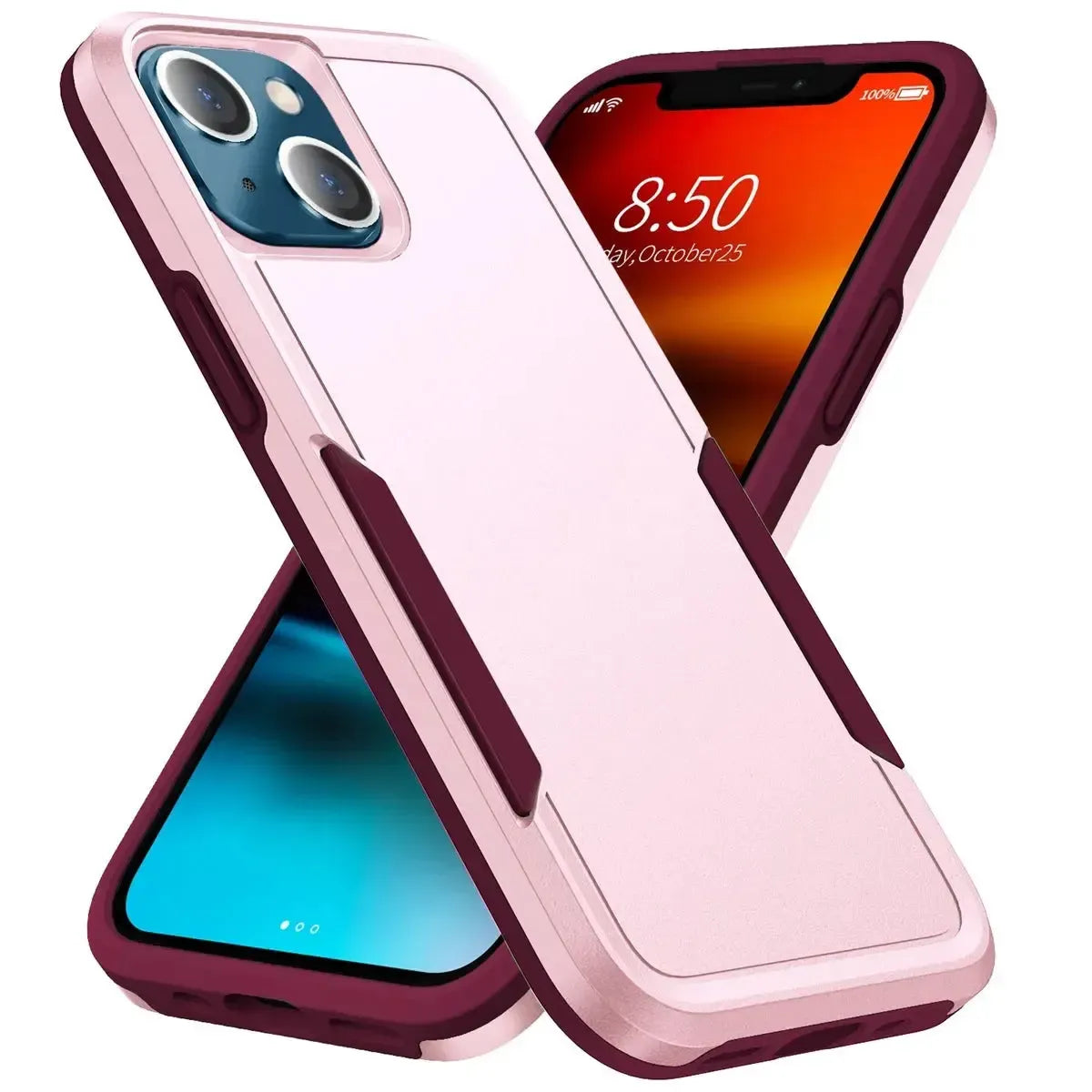 For Apple iPhone 13 (6.1") Symmetry Exploiter Case Pink