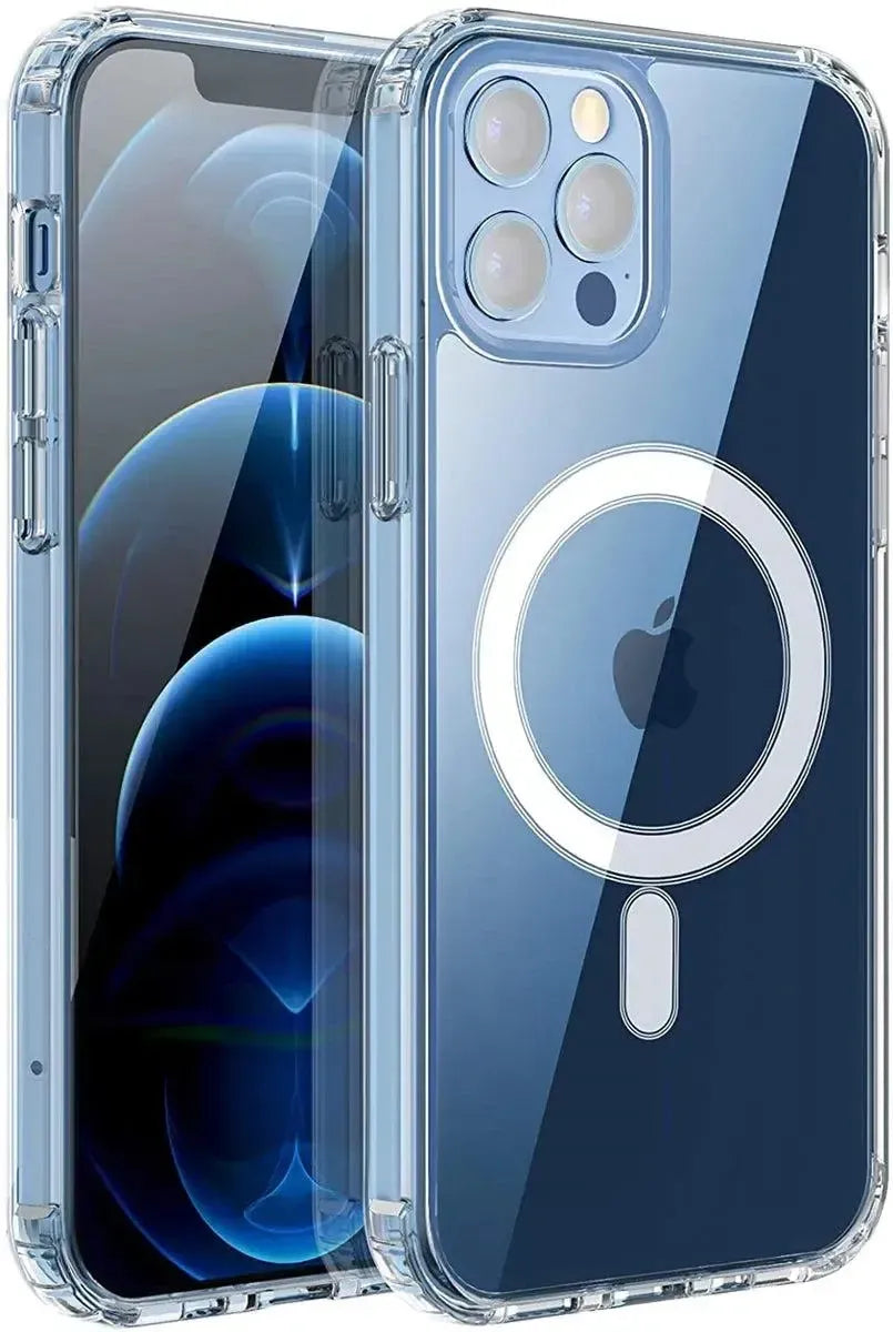 For Apple iPhone 14 Pro Max Magsafe Magnetic Case - Transparent