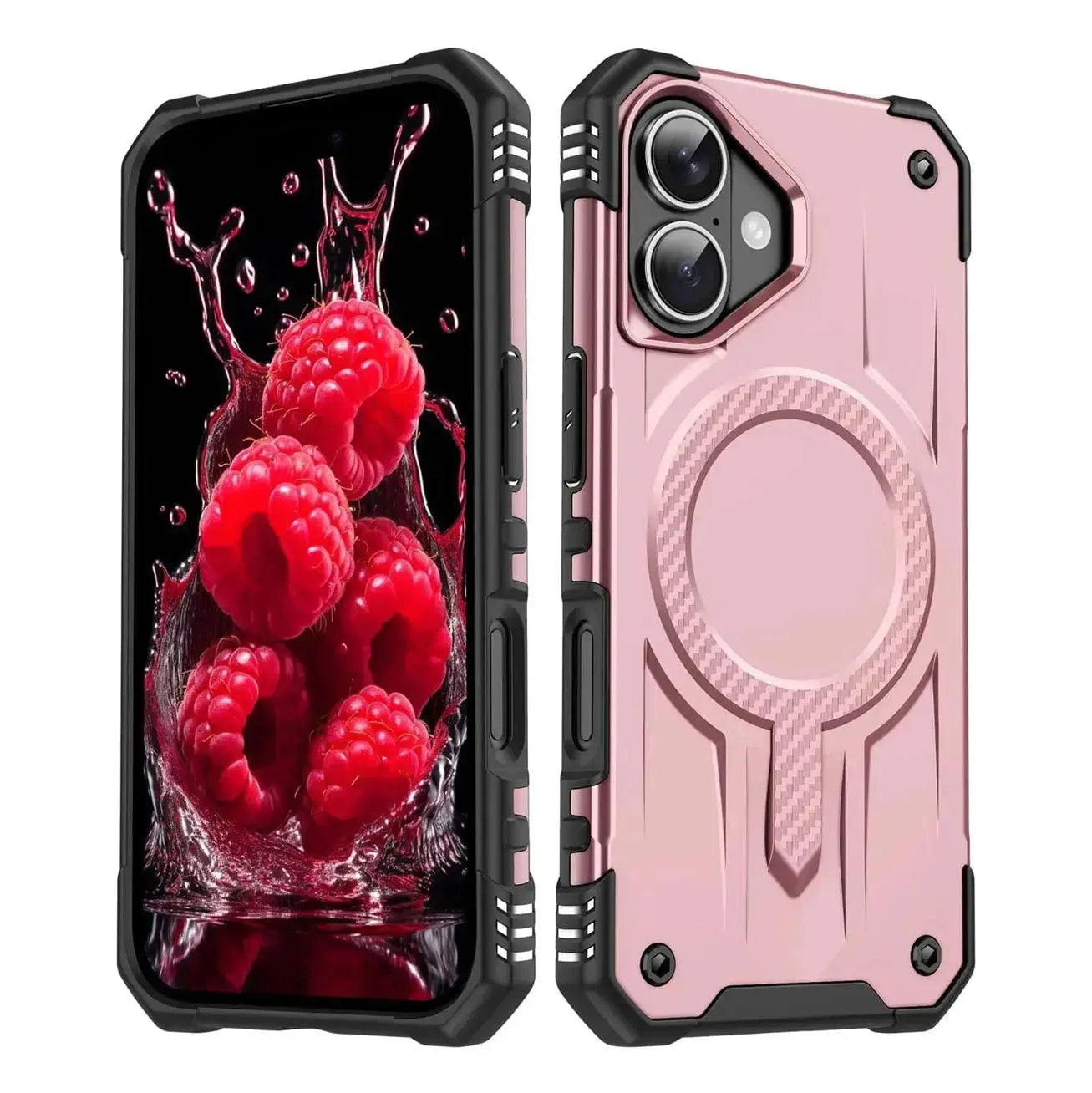 For Apple iPhone 15 Pro Max Starship Magsafe Magnetic Case Rose Gold