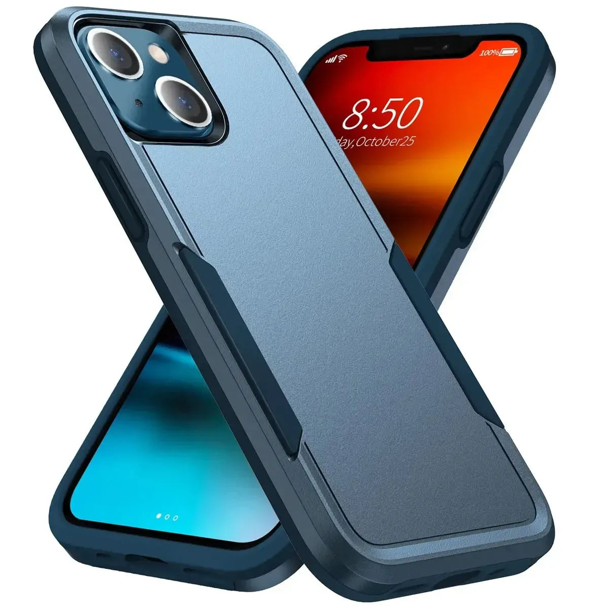 For Apple iPhone 15 Pro Max Symmetry Exploiter Case Blue